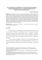 TRATAMENTO DA INFORMAÇÃO - Uma reflexão sobre as concepções .pdf