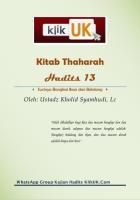 14 Kitab Thoharoh Hadits 13.pdf