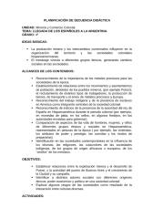 Planificación Cs Sociales - Llegada de los españoles a la Argentina.doc