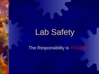 lab safety presentation.ppt